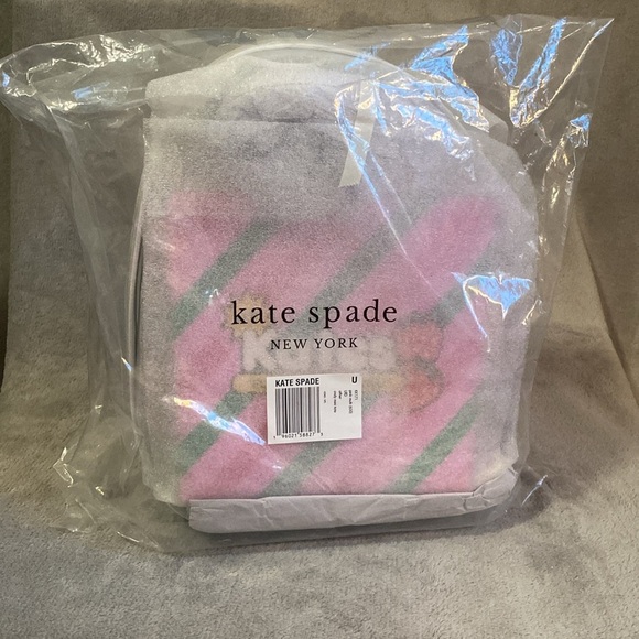 🩷♠️💚KATE SPADE🩷♠️💚Pink Multi Treat Yourself Bubble Gum Mini Tote/NWT - Picture 6 of 9